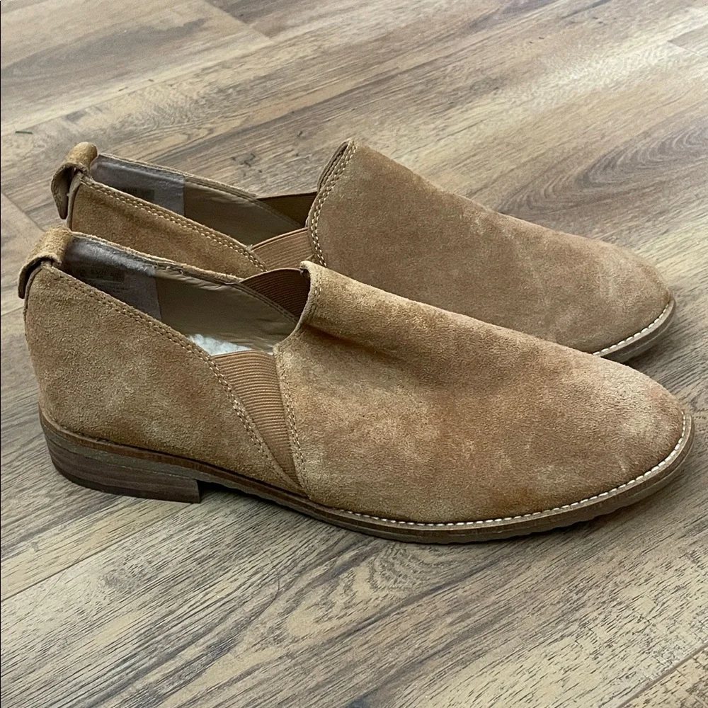 Franco Sarto Sherpa Lined Loafers Size 10